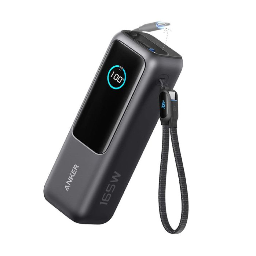Prenosna baterija Anker Powerbank 25000mAh 165W PD 1x USB-A 3x USB-C črna (A1695H11)