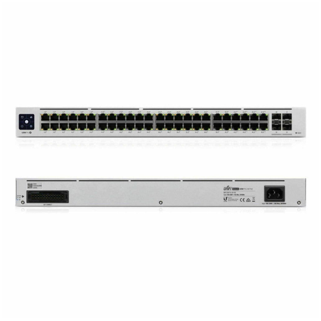 STIKALO 48-PORT POE+ + 4x SFP Ubiquiti UniFi 00W 100/1000 Rack (USW-PRO-48-POE-EU)