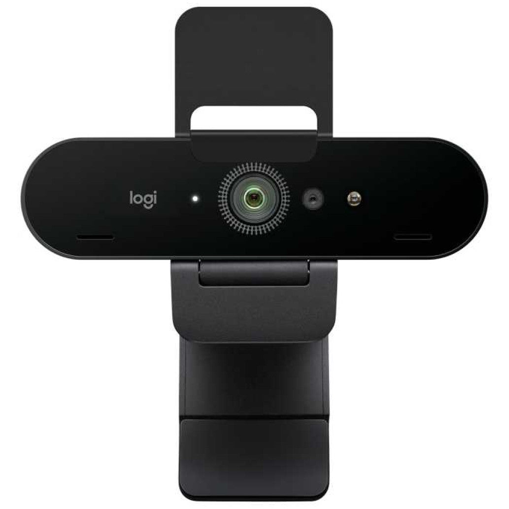 Spletna kamera Logitech Brio 4K 13MP 4K UHD 30FPS 60° do 90° USB-C črna Autofokus 5x Digitalni dvojni mikrofon Windows Hello & Google Meet Live Streaming (960-001746)