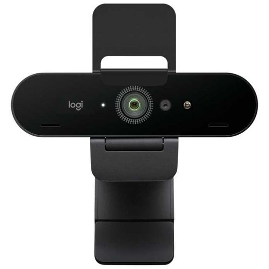 Spletna kamera Logitech Brio 4K 13MP 4K UHD 30FPS 60° do 90° USB-C črna Autofokus 5x Digitalni dvojni mikrofon Windows Hello & Google Meet Live Streaming (960-001746)