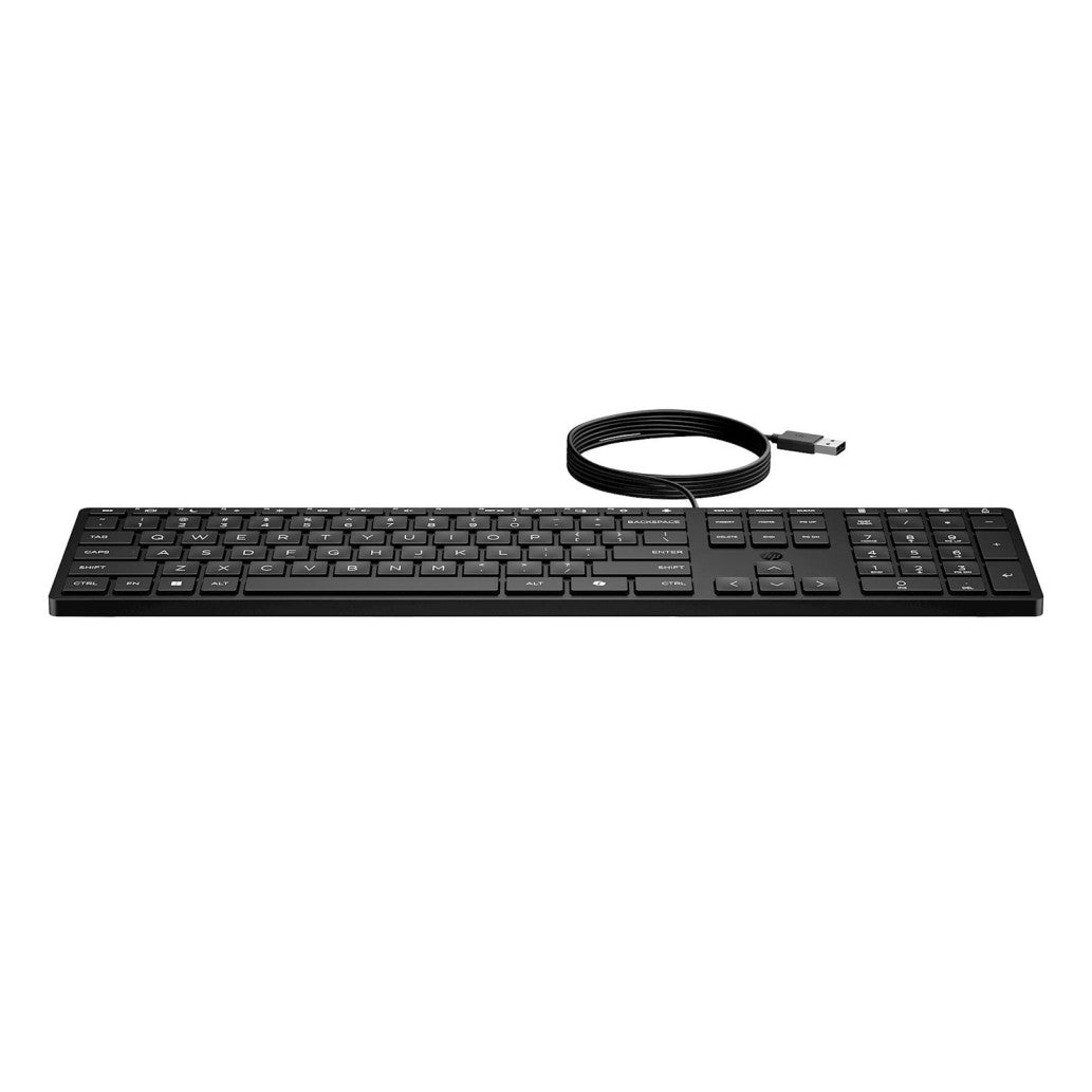 Tipkovnica USB HP 320K G2 Slim SLO | črna (9SR37UT#BED)