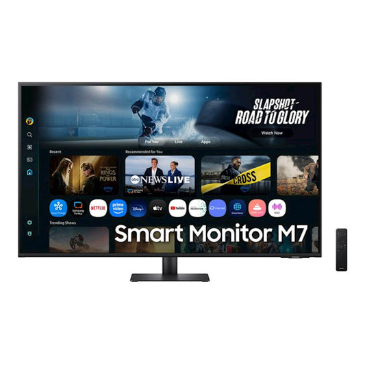 Monitor Samsung 109,2 cm (43,0") LS43FM702UUXDU 3840x2160 Smart TV Tizen VA 4ms 2xHDMI USB-C 2xUSB2.0 Zvočniki 2x20W  NTSC72% BT WiFi HDR10 Smart M7 Daljinski upravljalec