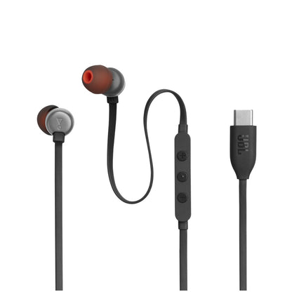 Slušalke žične JBL ušesne USB-C Tune 310C črne (JBLT310CBLK)