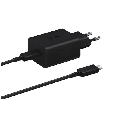 Hišni polnilec 100-240V => 1x USB-C Samsung 45W EP-T4511 za mobilni telefon ali tablični računalnik + kabel  (EP-T4511XBEGEU)