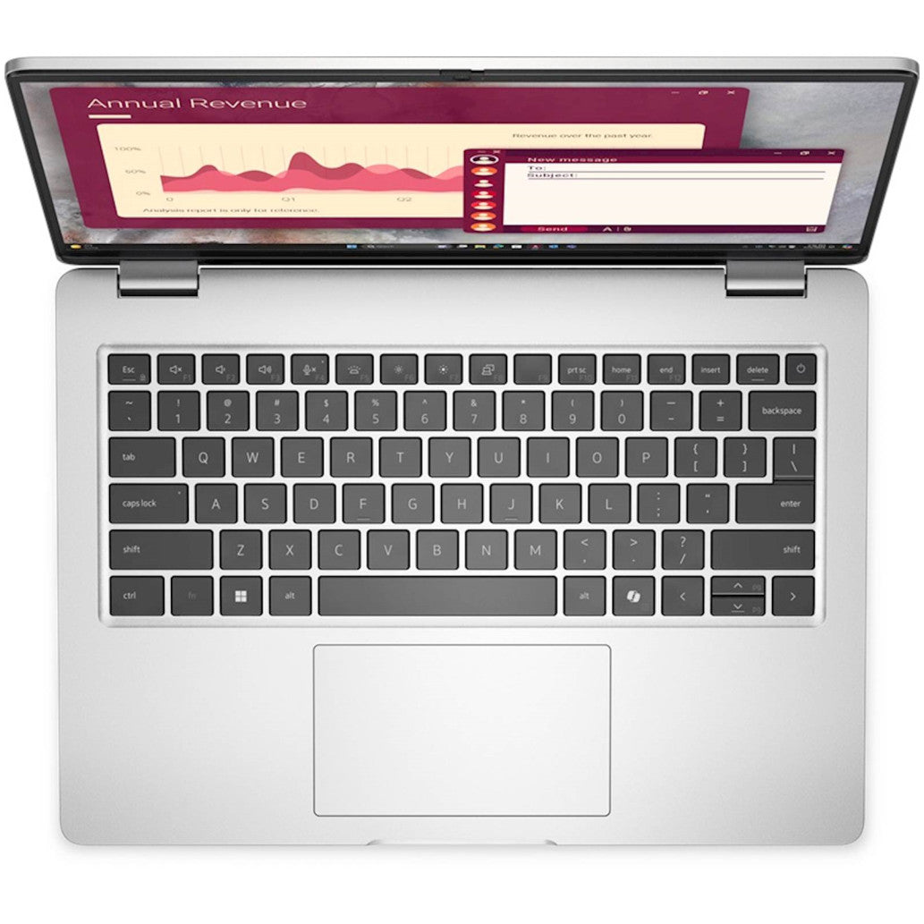 Prenosnik DELL 35,5 cm (14,0") Pro 14 1920x1200 IPS 300nit Ultra 7-255U/32GB/512GB/BL/FP/Intel Graphics/Win11Pro (BTO108_PC14250_EMEA)