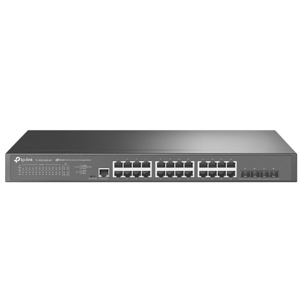 STIKALO 24-PORT 4x SFP+ TP-Link JetStream 10Gbp/s 2,5Gbp/s Managed (TL-SG3428X-M2)