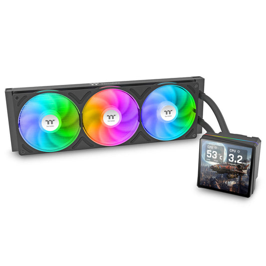 Vodno hlajenje Thermaltake TH360 V3 Ultra - 360mm ARGB črna (CL-W474-PL12SW-A)