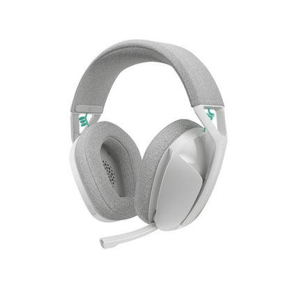 Slušalke brezžične Logitech naglavne z mikrofonom BT/ USB Lightspeed G321 bele USB-C polnjenje Gaming (981-001569)