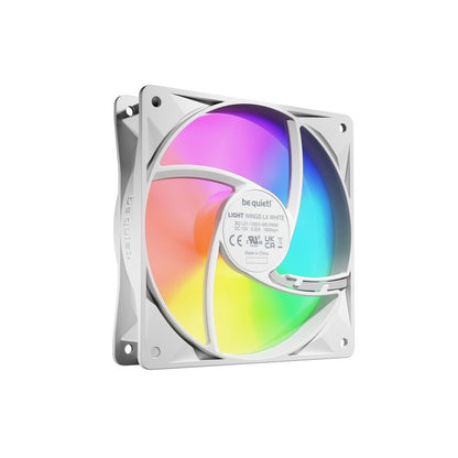Ventilator be quiet! Light Wings LX 120mm bela RGB (3 pack)