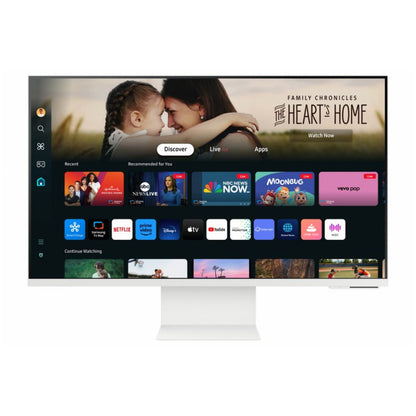 Monitor Samsung 81,3 cm (32,0") S32DM801UU 3840x2160 Smart TV Tizen VA 4ms HDMI USB-C 65W 2xUSB2.0 Pivot Kamera Zvočniki 2x10W  sRGB99% 2xUSB2.0 BT WiFi HDR10+ Smart M8