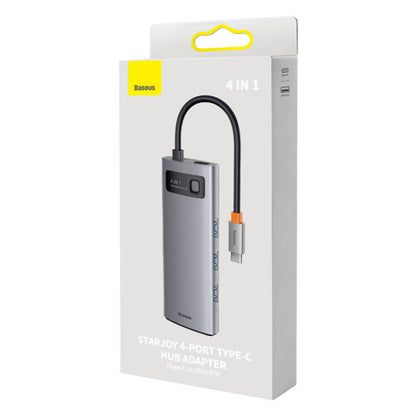 Priklopna postaja USB-C => 4x USB 3.0 1x USB-C power port 5V/3A Baseus (WKWG070013)