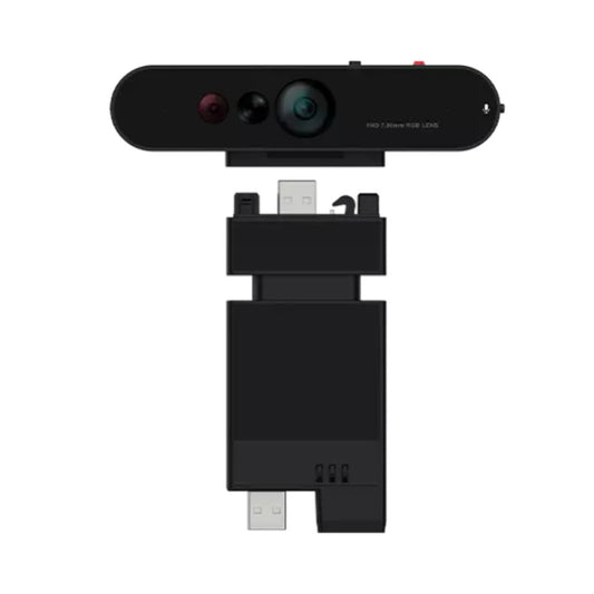 Spletna kamera Lenovo ThinkVision MC60 (S) - Short FHD 30FPS 90° USB črna AI autofokus 4x dvojni mikrofon (4XC1K97399)
