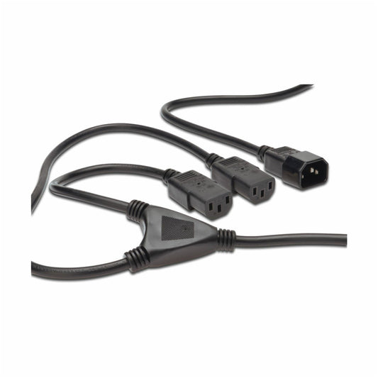 Kabel napajalni 220V Digitus 1xC14 - Y 2xC13 1,70m (AK-440400-017-S)