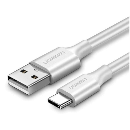 Kabel USB-C => USB-A 2.0 1,50m 5V/2A QC3 UGREEN - bel (60122)