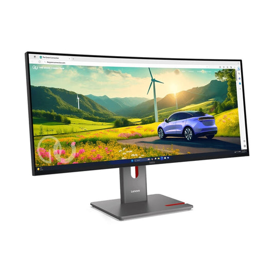 Monitor Lenovo 86,4 cm (34,0") P34WD-40 3440x1440 Curved 120Hz IPS 4ms HDMI DisplayPort DP Via USB-C USB-C 140W DP-Out  5xUSB3.2 2xUCB-C-Out HAS  DCI-P3-98% RJ45 KVM ThinkVision