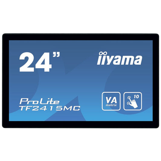 Monitor touch Iiyama 60,5 cm (23,8") TF2415MC-B2 1920x1080 POS 75Hz VA 16ms VGA HDMI DisplayPort USB  7H ProLite Open frame brez stojala