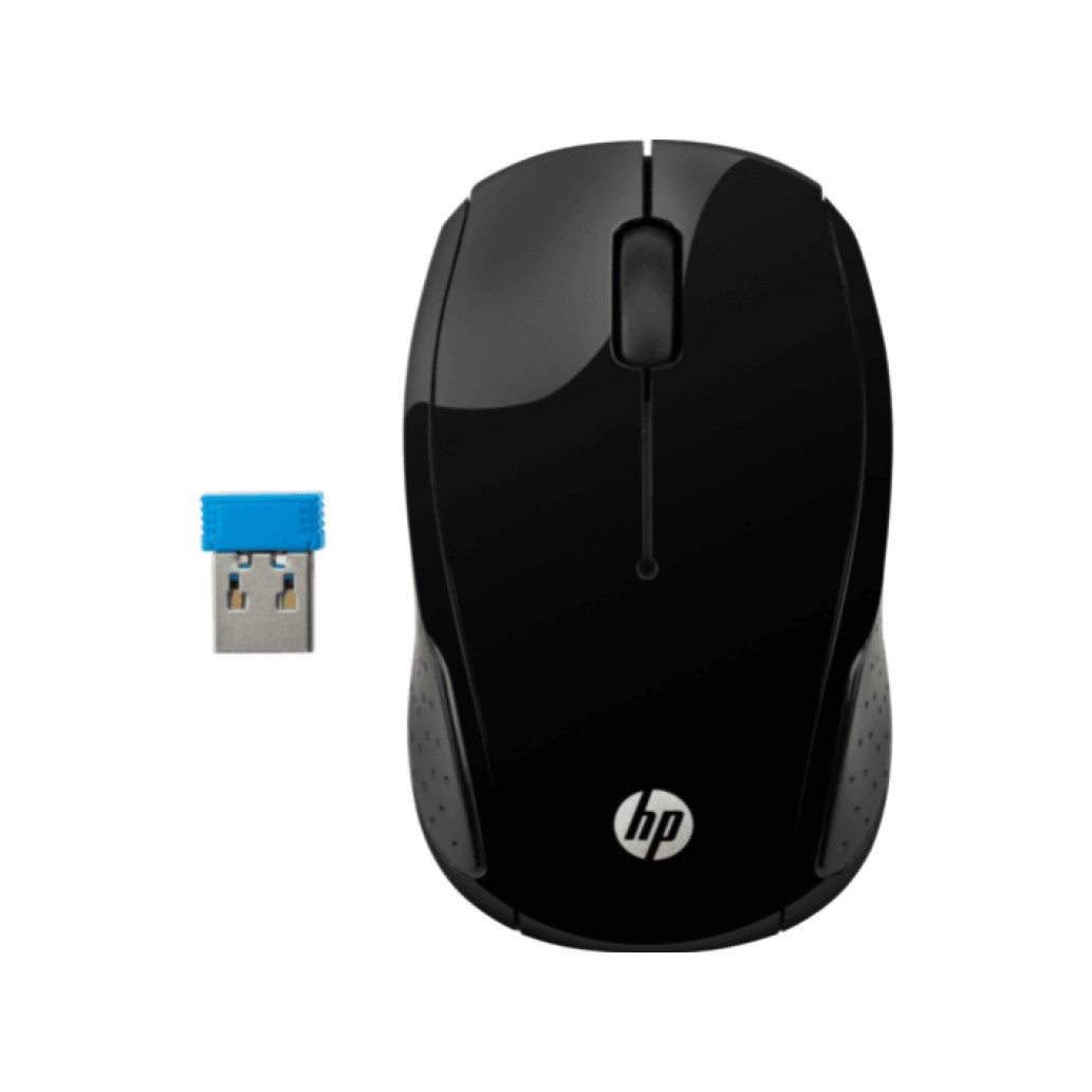 Miš HP 200 brezžična črna za notesnike (X6W31AA)