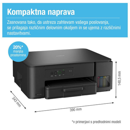 Tiskalnik multifunkcijski brizgalni barvni Brother DCP-T230 A4 USB 11ppm (DCPT230YJ1)