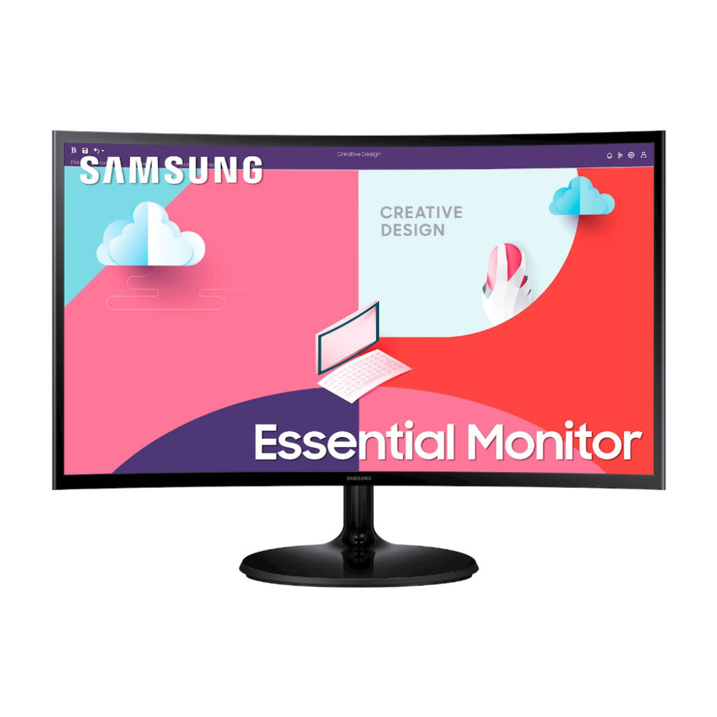 Monitor Samsung 61 cm (24,0") S24C360EAU 1920x1080 Curved 75Hz VA 4ms VGA HDMI  NTSC72% FreeSync