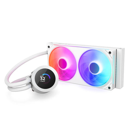 Vodno hlajenje NZXT Kraken Plus - 240mm RGB bela (RL-KR240-W2)