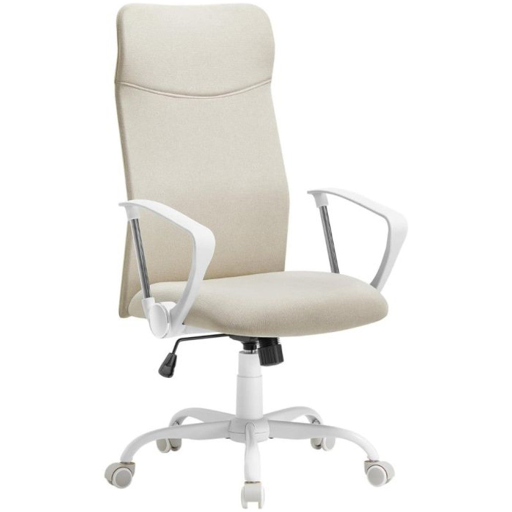 Ergonomski pisarniški stol SONGMICS bež