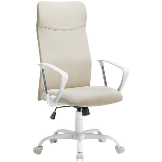 Ergonomski pisarniški stol SONGMICS bež