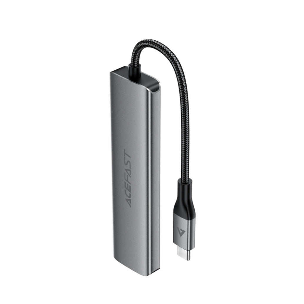 Priklopna postaja USB-C => Acefast J18 HDMI 2xUSB3.0 USB-C 90W micro čitalec kartic SD/microSD (J18)