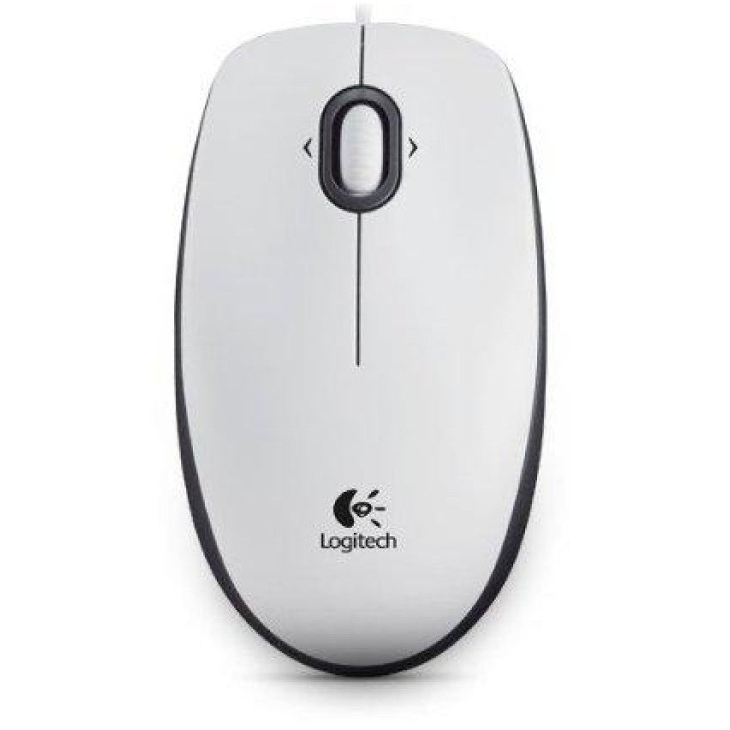 Miš Logitech USB optična B100 bela For Business OEM pakiranje (910-003360)