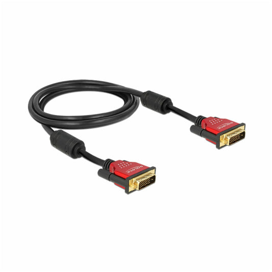 Kabel DVI-D(m)=>DVI-D(m) 2,0m digital premium s ferito 24+1 Delock (84345)