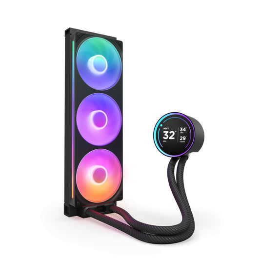 Vodno hlajenje NZXT Kraken Elite - 360mm RGB črna (RL-KR36E-B2)
