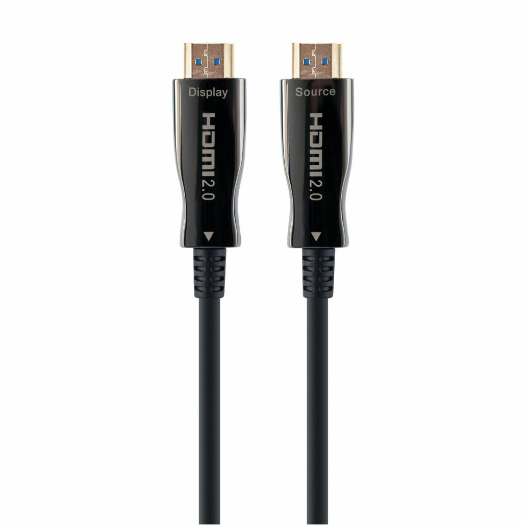 Kabel HDMI(m)=>HDMI(m) v2.0 10,00m UHD 4K optični pozlačeni kontakti z ethernet AOC Cablexpert(CCBP-HDMI-AOC-10M)