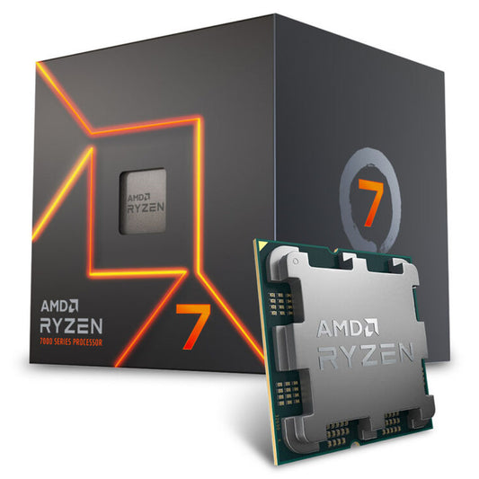 Procesor AMD AM5 Ryzen 7 7700 8C/16T 3.8Hz/5.3GHz BOX 65W grafika Radeon Wraith prism hladilnik RGB