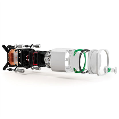 Vodno hlajenje EKWB EK-Nucleus AIO CR360 Lux D - 360mm RGB bela (3831109897850)