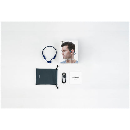 Slušalke brezžične SHOKZ kostne z mikrofonom BT/USB-C OpenRun modre Bluetooth (810092679844)