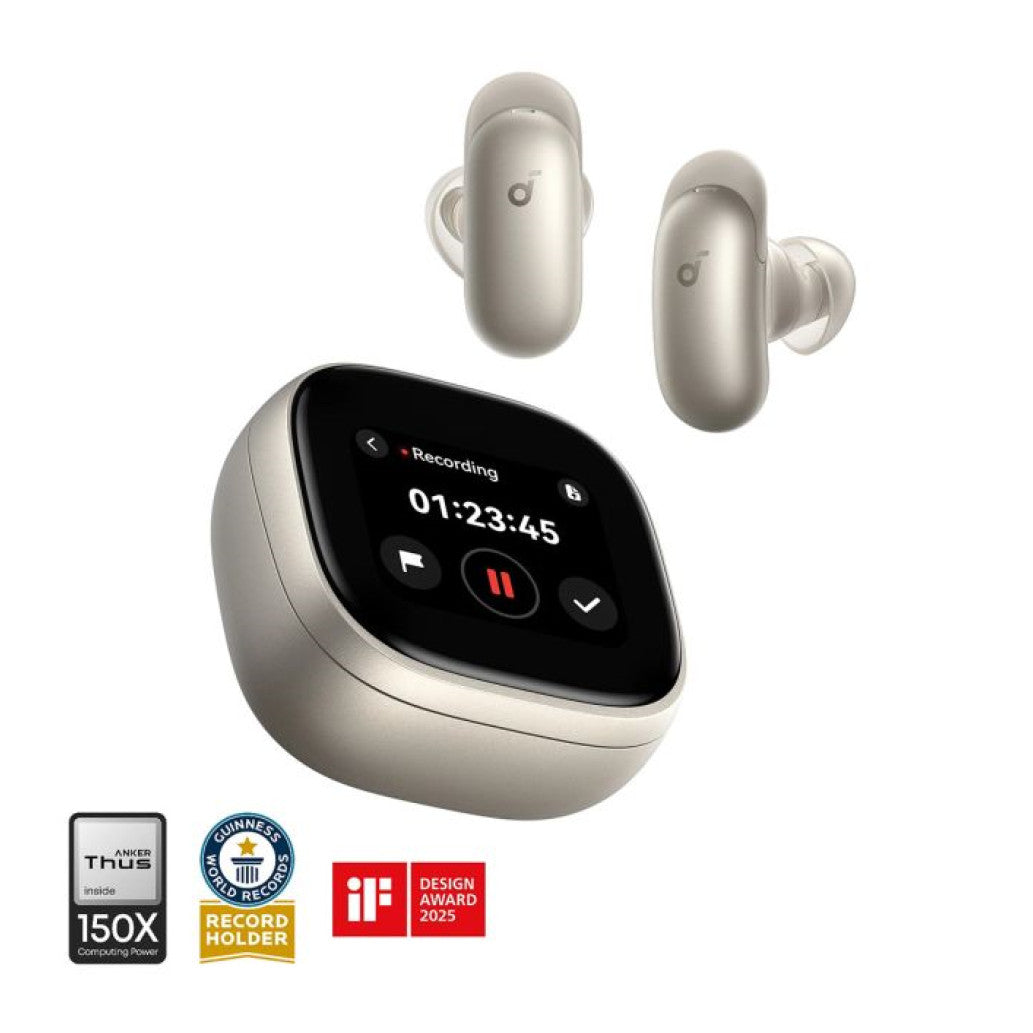 Slušalke brezžične Anker ušesne z mikrofonom BT Soundcore Liberty 5 Pro Max zlata (D1204GB1)