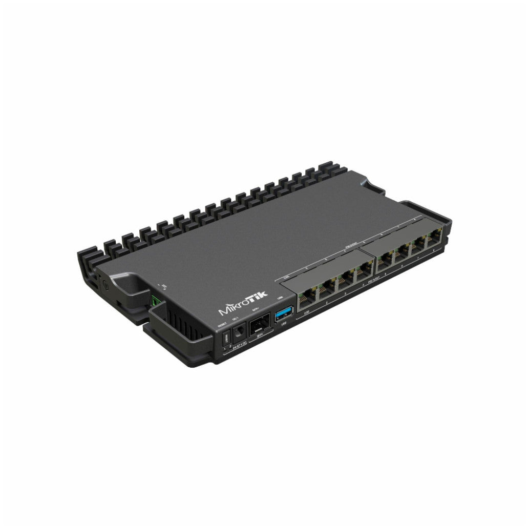 Usmerjevalnik Mikrotik 10/100/1000 RJ45 PoE 1xLAN2,5G 1xSFP+ 7xLAN (RB5009UPr+S+IN)