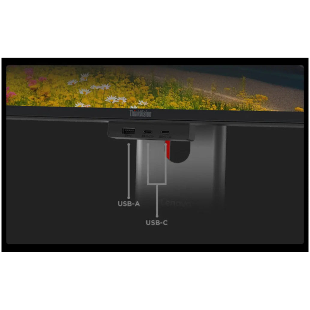 Monitor Lenovo 86,4 cm (34,0") P34WD-40 3440x1440 Curved 120Hz IPS 4ms HDMI DisplayPort DP Via USB-C USB-C 140W DP-Out  5xUSB3.2 2xUCB-C-Out HAS  DCI-P3-98% RJ45 KVM ThinkVision
