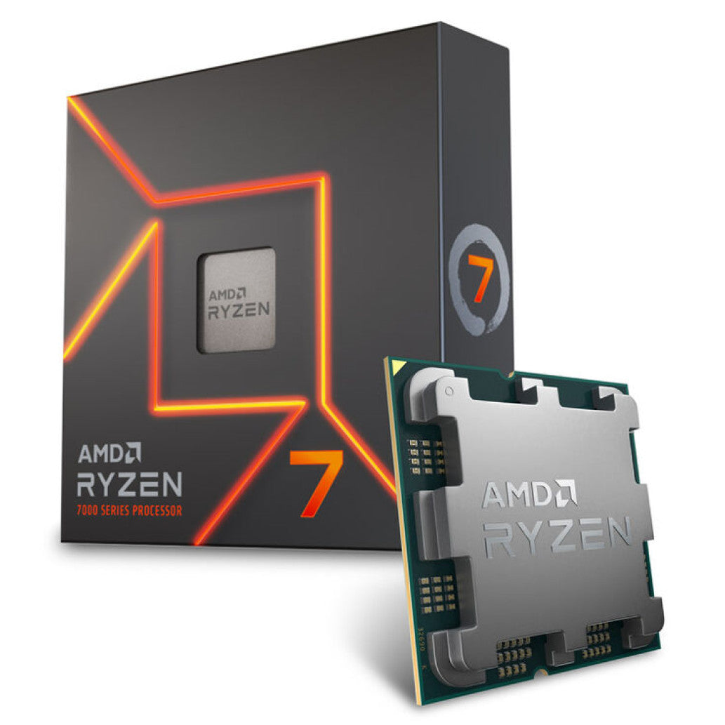 Procesor AMD AM5 Ryzen 7 7700X 8C/16T 4,5/5,4GHz BOX 105W grafika Radeon brez hladilnika