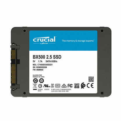 Disk SSD 6,4cm (2,5") SATA3 500GB Crucial BX500 2,5" 550/500MB/s (CT500BX500SSD1)