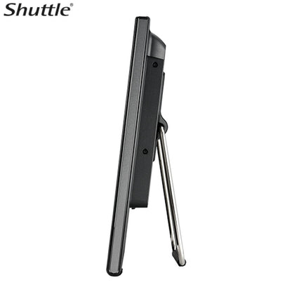Računalnik AIO Shuttle 39,6 cm 15,6" 1366x768 X50V9 na dotik Celeron 7305/8GB /240GB/-/Intel grafika VGA HDMI /65W-88%/Win11Pro črna (X50V9B-CTO2)