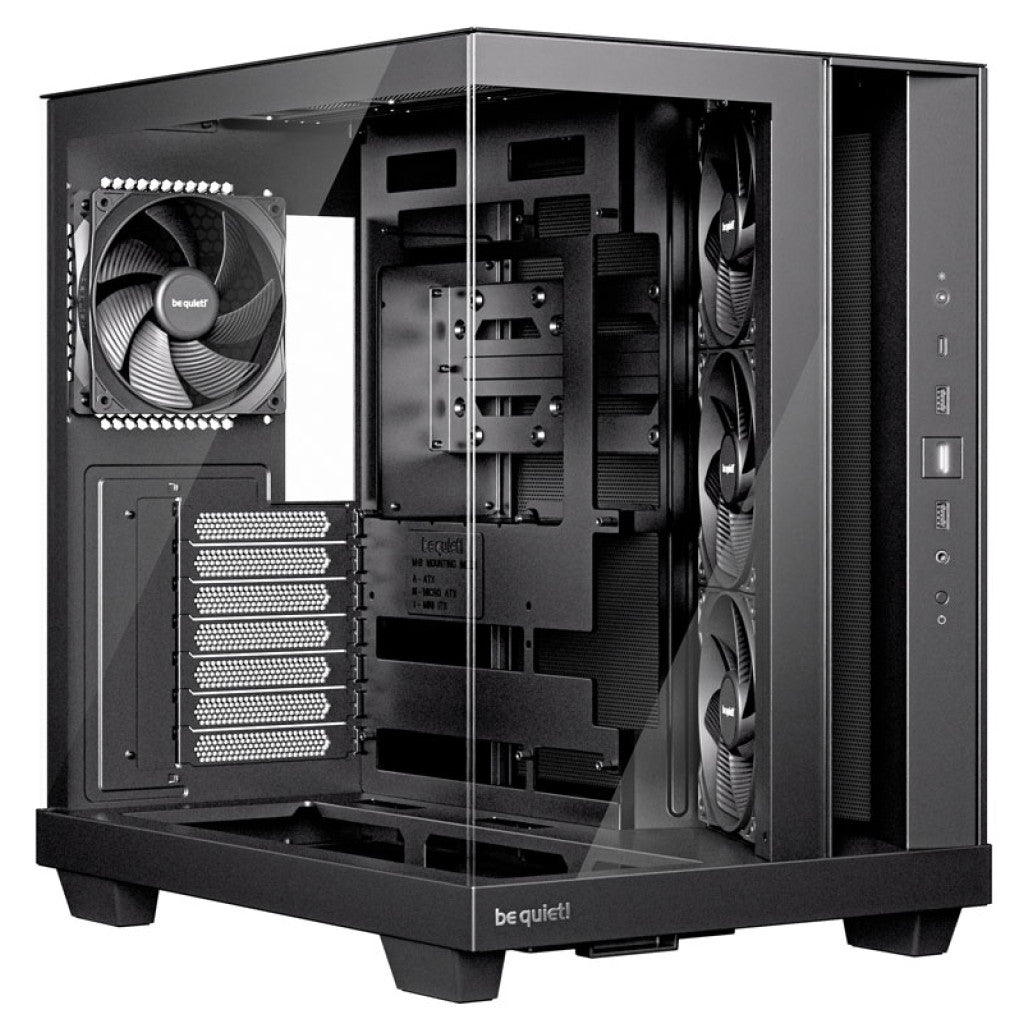 Ohišje be quiet! Light Base 500 microATX - črna