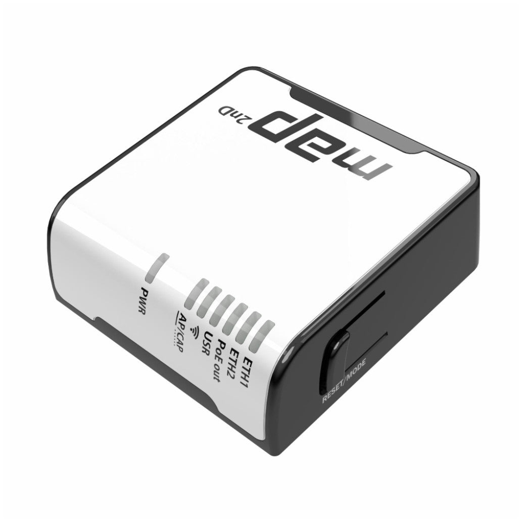 Dostopna točka Mikrotik WiFi3 802.11g N300 300Mbit/s 2xRJ45 1x notranja antena (RBmAP2nD)