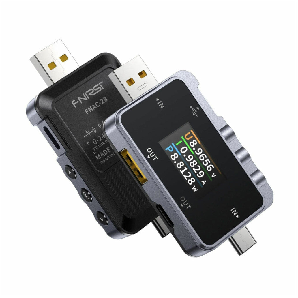 USB tester napajanja Fnirsi IN USB-A/C OUT USB-A/C 6,5A 156W FNAC-28