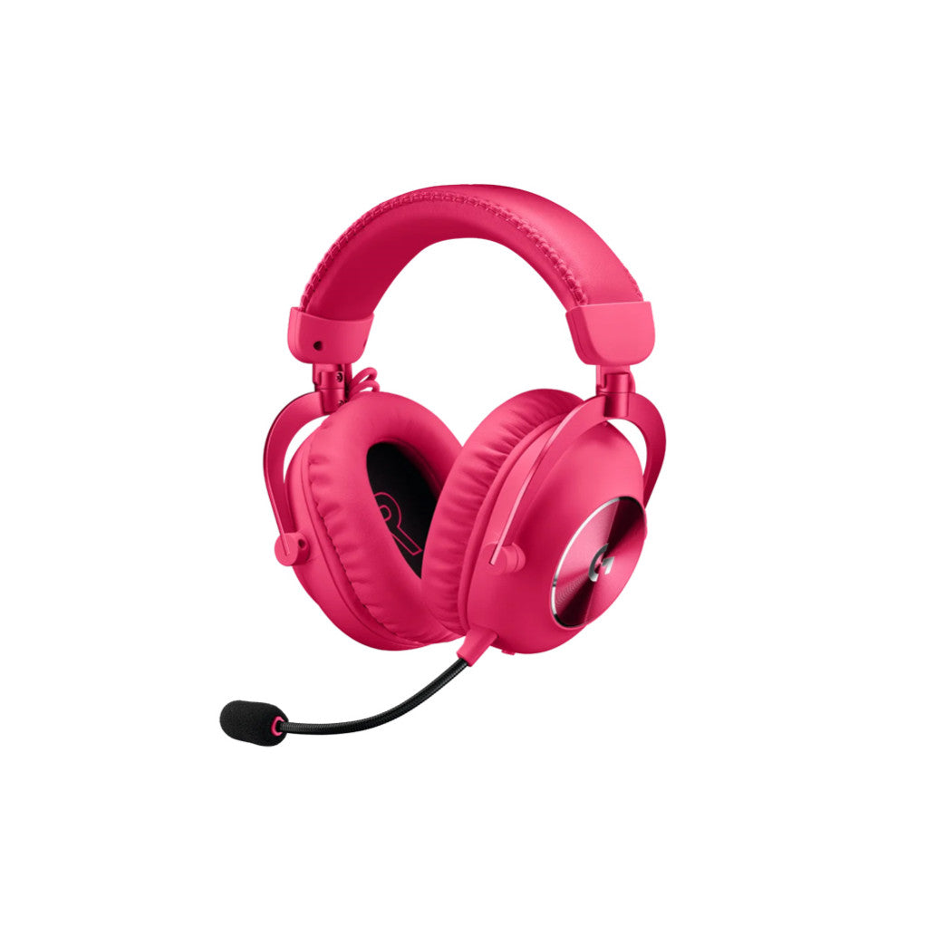 Slušalke brezžične Logitech naglavne z mikrofonom BT/RCA/USB G PRO X 2 LIGHTSPEED roza Gaming (981-001275)