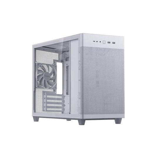 Ohišje Asus Prime AP201 - Seklena stranica miniATX - bela