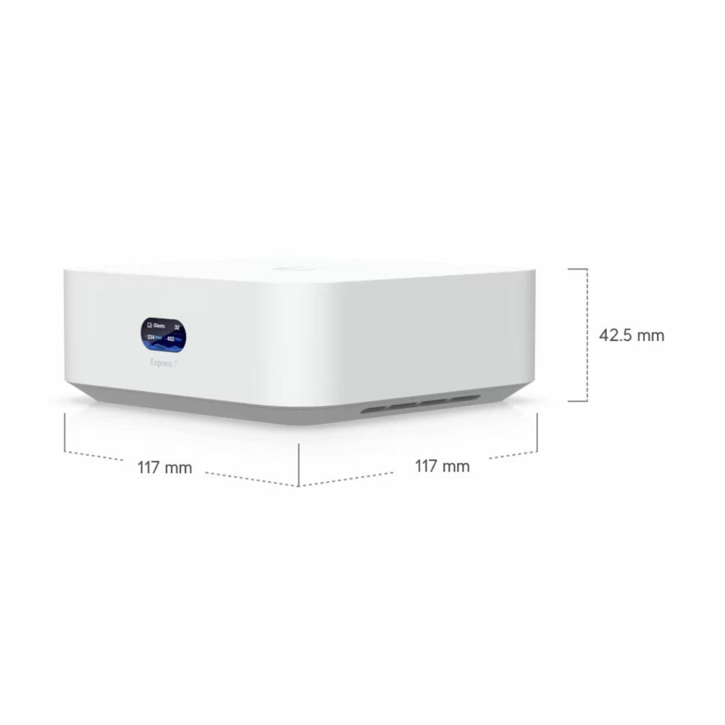 Usmerjevalnik brezžični Ubiquiti Cloud WiFi7 802.11be 7300Mbit/s MESH 1xLAN/WAN10GB (UX7)