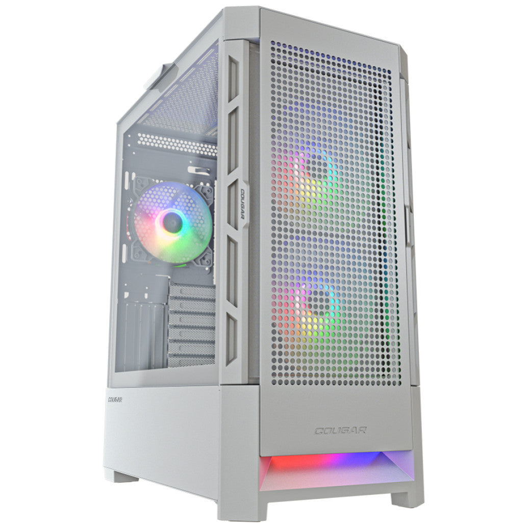 Ohišje Cougar Airface MidiATX - bela RGB