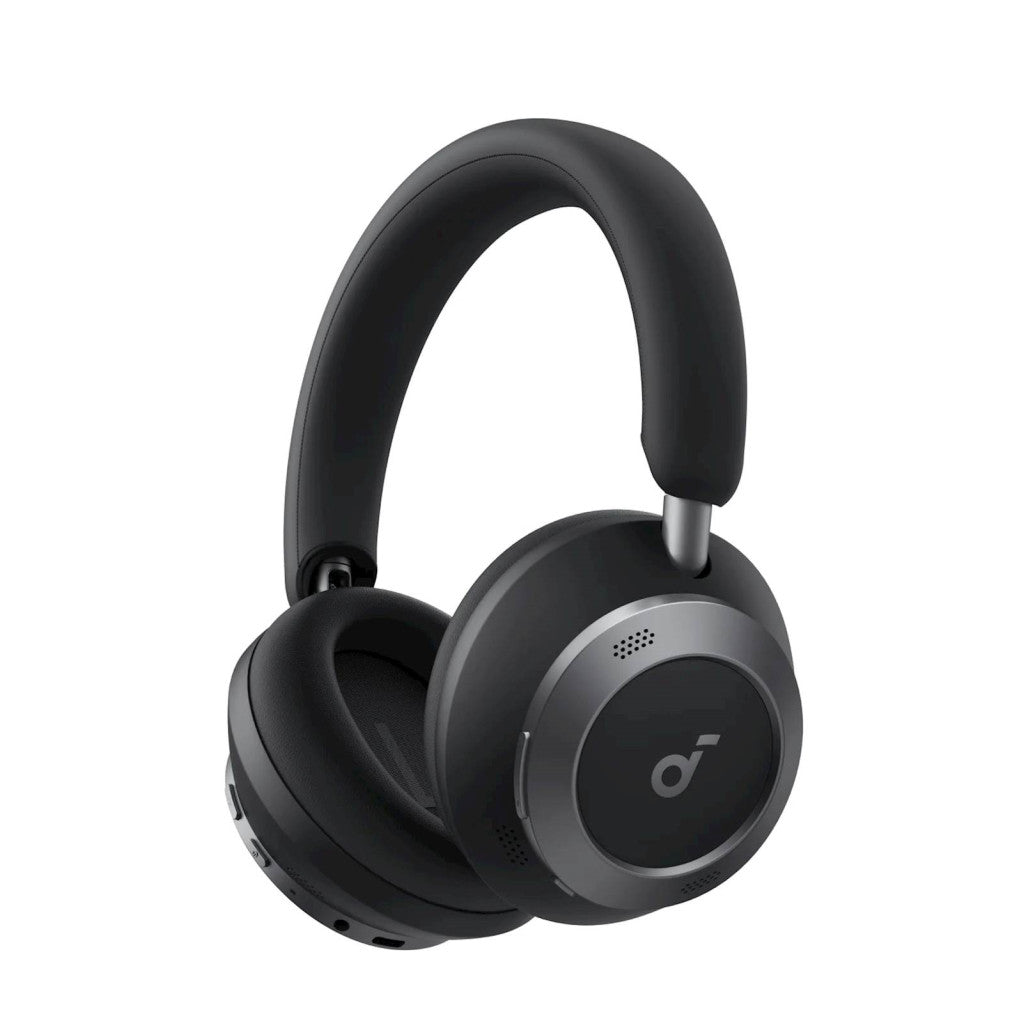 Slušalke brezžične Anker naglavne z mikrofonom BT Soundcore Space One Pro črne ANC (A3062G11)