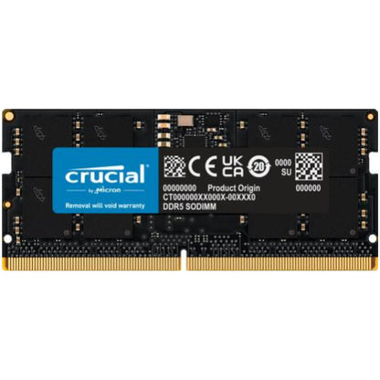 SO-DIMM DDR5 16GB 4800MHz CL40 Single (1x16GB) Crucial 1,1V (CT16G48C40S5)