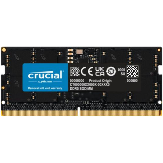 SO-DIMM DDR5 16GB 4800MHz CL40 Single (1x16GB) Crucial 1,1V (CT16G48C40S5)